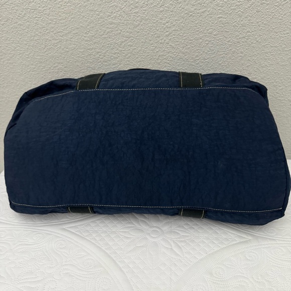 Kipling Large Dark Blue Duffel Bag Travel Gym Weekender Sports Tote - Picture 7 of 10